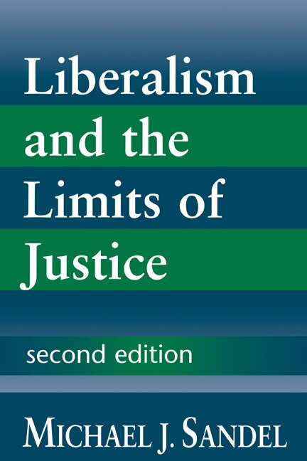 Front cover_Liberalism And The Limits Of Justice