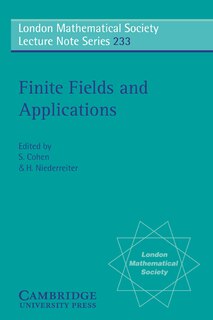 Front cover_Finite Fields And Applications