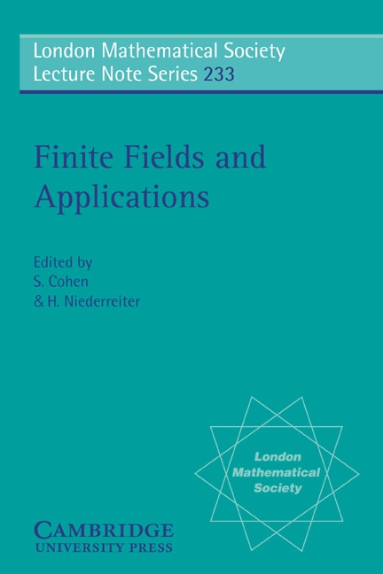 Front cover_Finite Fields And Applications