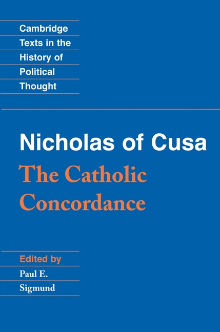 Front cover_Nicholas Of Cusa: The Catholic Concordance