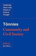 Couverture_Tönnies: Community And Civil Society
