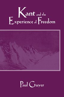 Couverture_Kant And The Experience Of Freedom