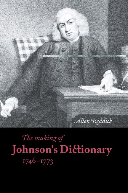 Couverture_The Making of Johnson's Dictionary 1746–1773
