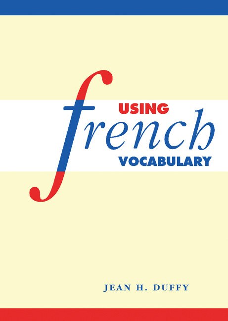 Front cover_Using French Vocabulary
