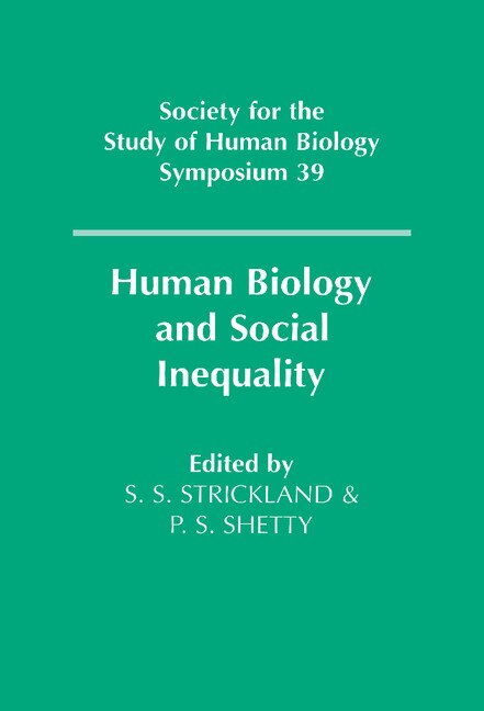 Front cover_Human Biology And Social Inequality