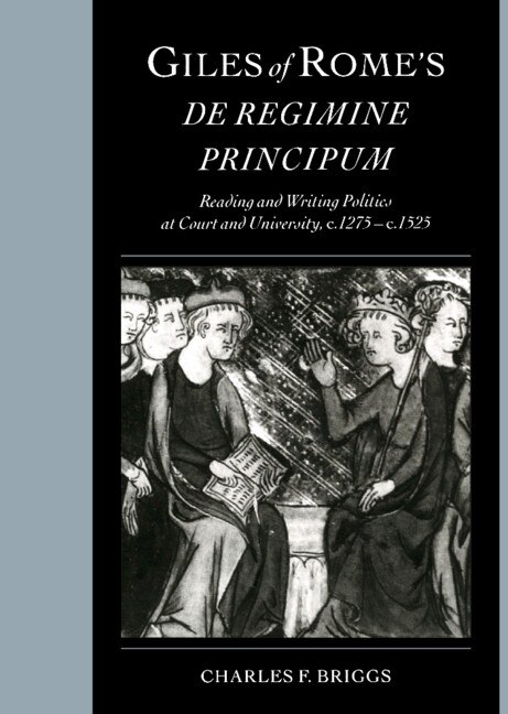 Front cover_Giles of Rome's De regimine principum