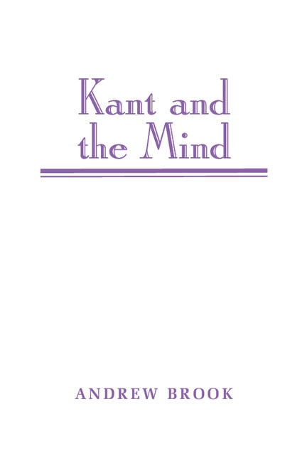 Front cover_Kant And The Mind