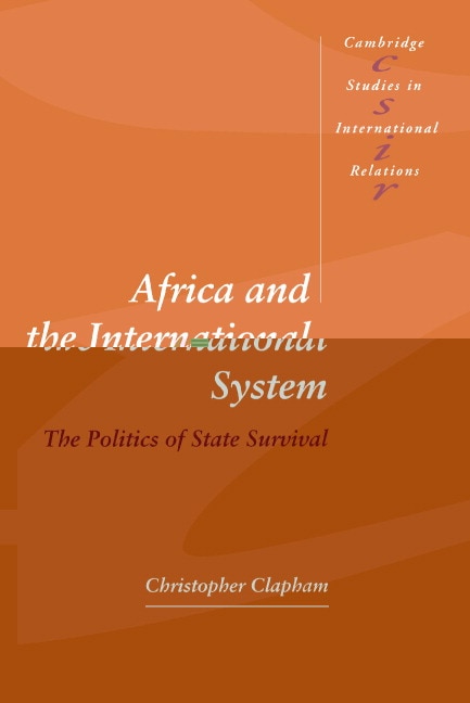 Front cover_Africa And The International System