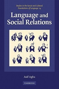 Front cover_Language and Social Relations