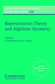 Front cover_Representation Theory And Algebraic Geometry