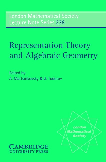 Front cover_Representation Theory And Algebraic Geometry