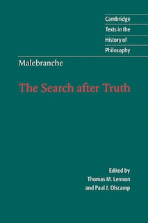 Front cover_Malebranche: The Search after Truth