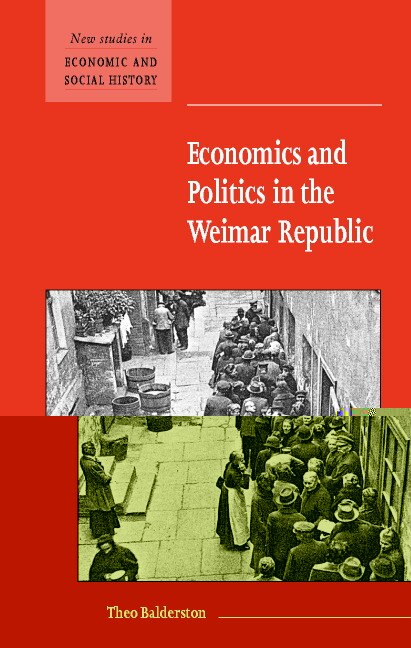 Couverture_Economics and Politics in the Weimar Republic