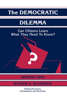 Couverture_The Democratic Dilemma
