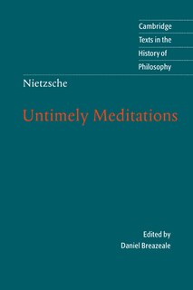 Front cover_Nietzsche: Untimely Meditations