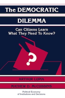 Front cover_The Democratic Dilemma