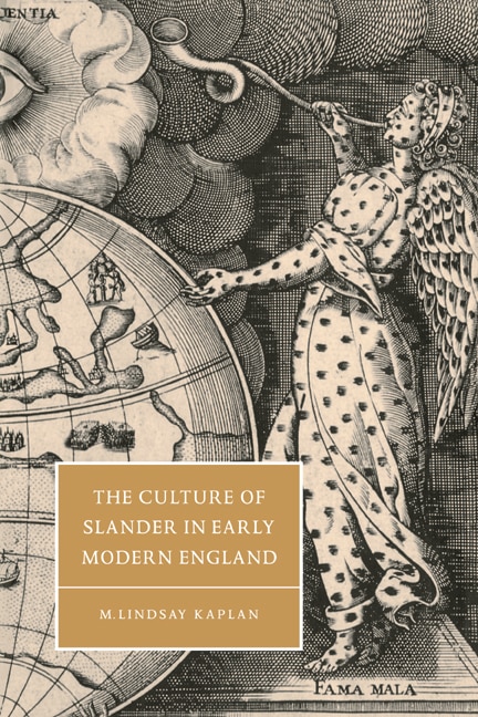 Couverture_The Culture Of Slander In Early Modern England