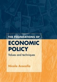 Couverture_The Foundations of Economic Policy