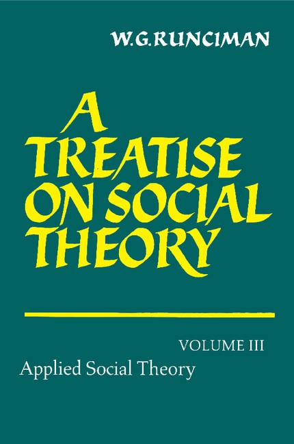 Couverture_A Treatise On Social Theory