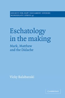 Front cover_Eschatology in the Making