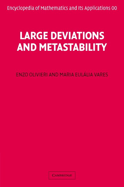 Front cover_Large Deviations and Metastability