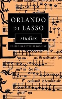 Front cover_Orlando Di Lasso Studies
