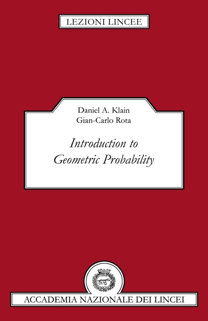 Front cover_Introduction to Geometric Probability