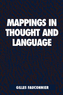 Couverture_Mappings In Thought And Language