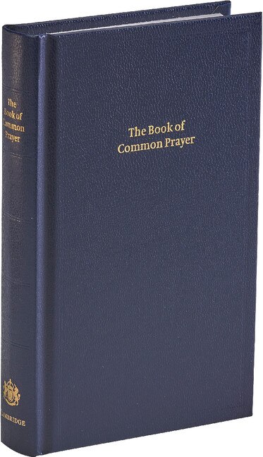 Front cover_Book Of Common Prayer, Standard Edition, Blue, Cp220 Dark Blue Imitation Leather Hardback 601b
