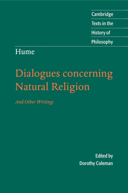 Front cover_Hume: Dialogues Concerning Natural Religion