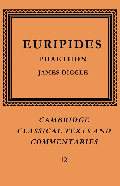 Couverture_Euripides: Phaethon