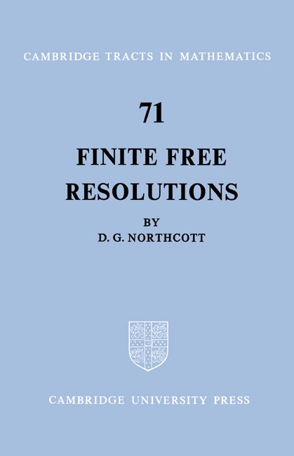 Couverture_Finite Free Resolutions