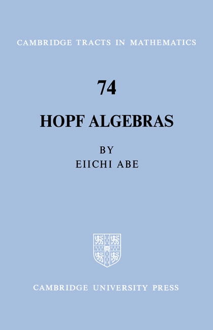 Front cover_Hopf Algebras