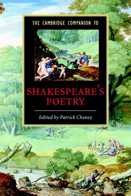 Front cover_The Cambridge Companion To Shakespeare's Poetry