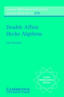 Front cover_Double Affine Hecke Algebras