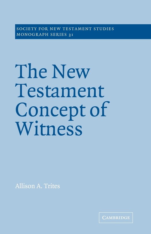 Front cover_The New Testament Concept of Witness