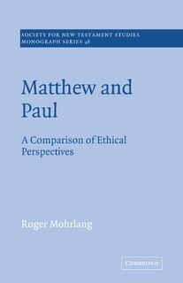 Front cover_Matthew and Paul