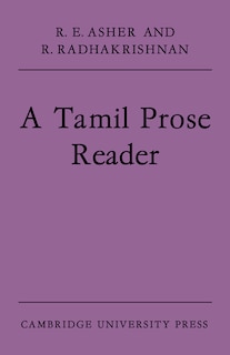 Couverture_A Tamil Prose Reader