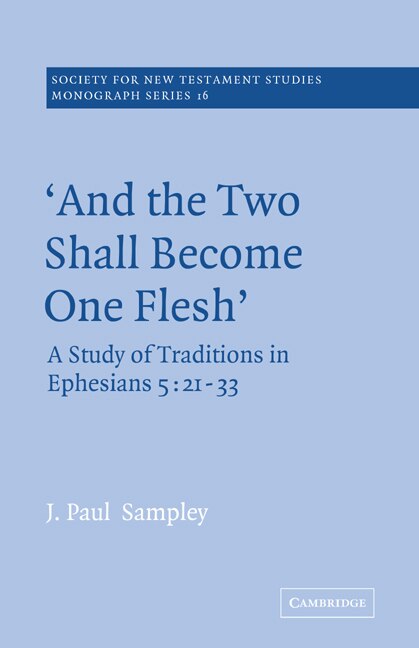 Front cover_'and The Two Shall Become One Flesh'