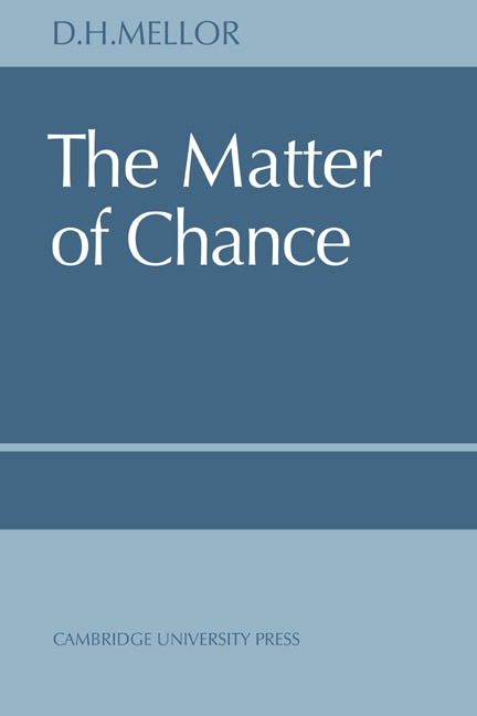 Couverture_The Matter of Chance