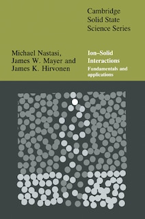 Front cover_Ion-Solid Interactions