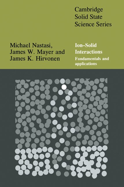Front cover_Ion-Solid Interactions