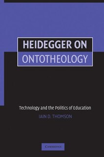 Front cover_Heidegger on Ontotheology