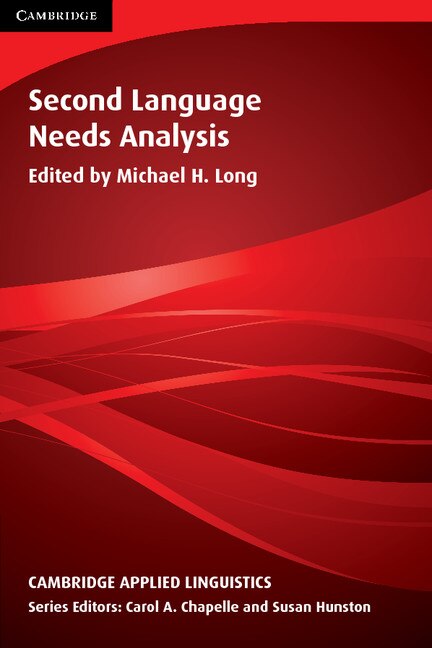 Front cover_Second Language Needs Analysis