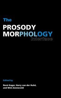 Front cover_The Prosody-morphology Interface