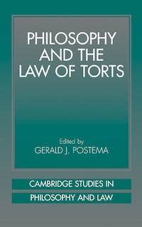 Couverture_Philosophy and the Law of Torts