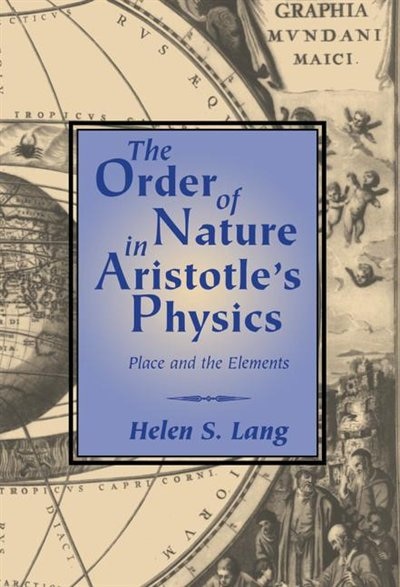 Front cover_The Order Of Nature In Aristotle's Physics