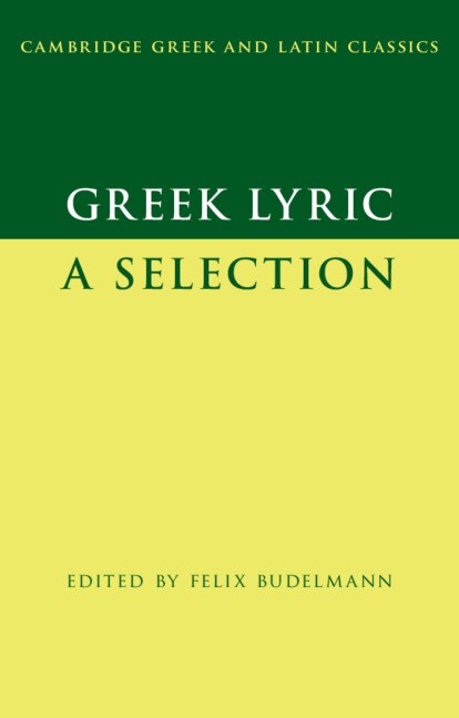 Couverture_Greek Lyric