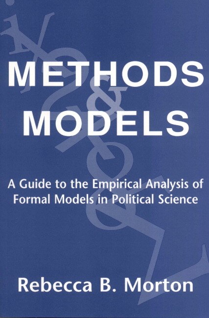 Couverture_Methods And Models