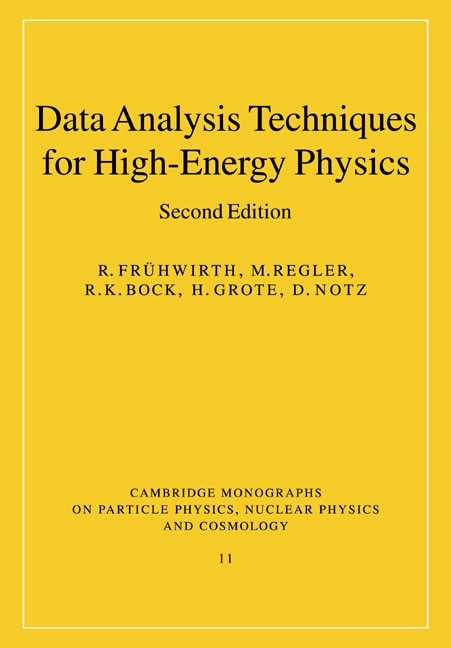 Couverture_Data Analysis Techniques For High-energy Physics